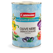 Olivy černé bez pecek Cannone 4kg